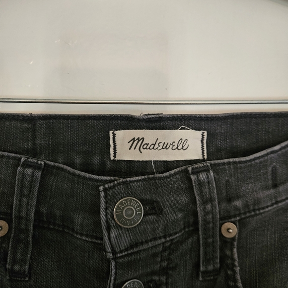 MADEWELL Cali Demi-Boot Jeans in Bellspring Wash Button-Front Edition 28 - Picture 2 of 9